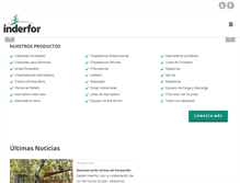 Tablet Screenshot of inderfor.com